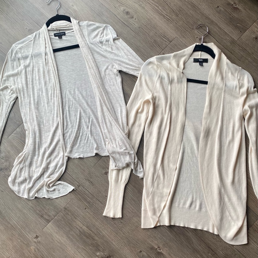 SET OF TWO Lightweight Cardigans